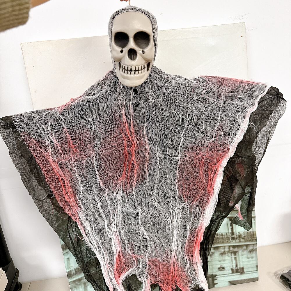 Halloween Hanging Skull Ghost Decoration